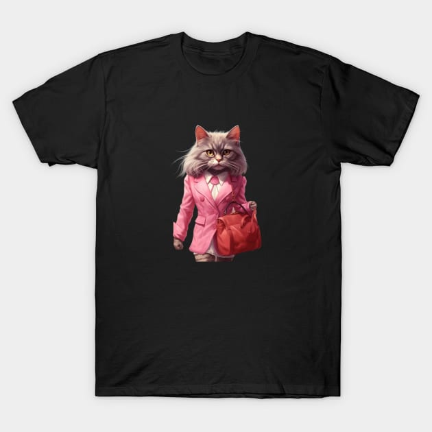 A cat minding his own business T-Shirt by Zuzya